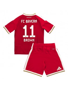 Otroški Nogometna dresi replika Bayern Munich Nathaniel Brown #11 Domači 2026-27 Kratek rokav (+ hlače)